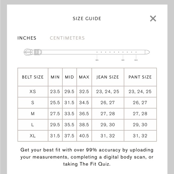 Tan Leather Women's Belt - Picture 5 of 5
